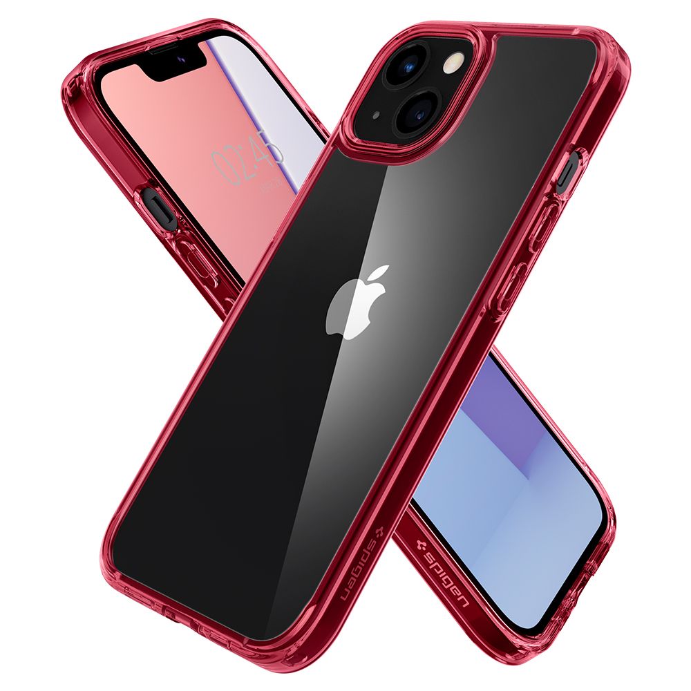 Pokrowiec etui Spigen Ultra Hybrid Red crystal APPLE iPhone 13 / 7