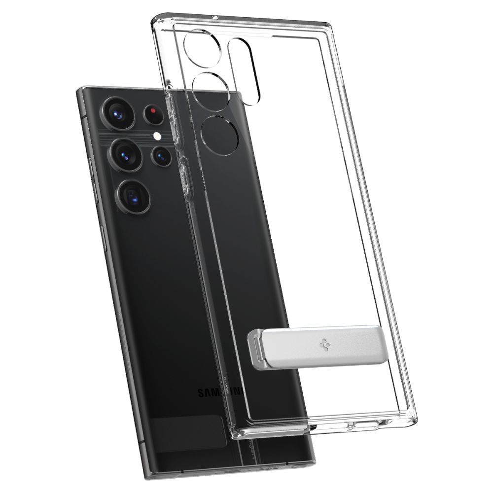 Pokrowiec etui Spigen Ultra Hybrid S Crystal przeroczyste SAMSUNG Galaxy S23 Ultra / 7