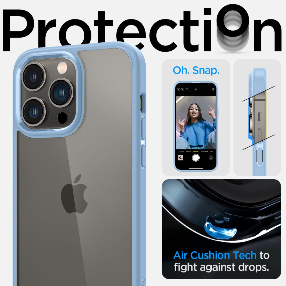 Pokrowiec etui Spigen Ultra Hybrid Sierra niebieskie APPLE iPhone 14 Pro / 10