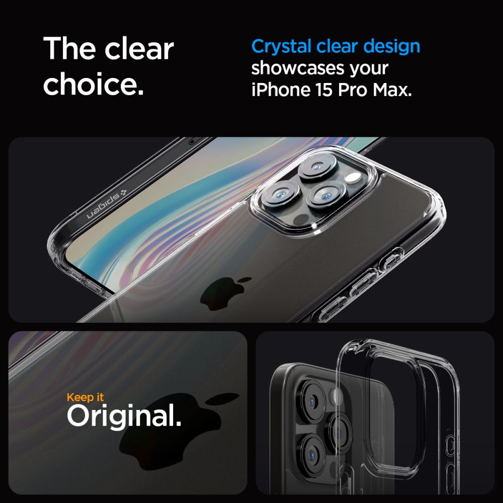Pokrowiec etui Spigen Ultra Hybrid Space crystal APPLE iPhone 15 Pro Max / 11