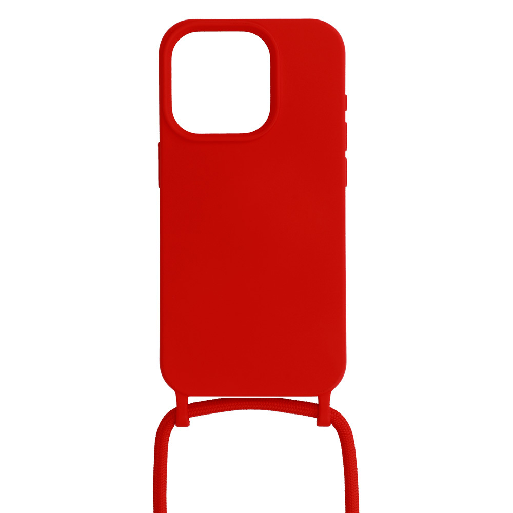 Pokrowiec etui Strap Silicone Case wzr 1 czerwone APPLE iPhone 15 Pro Max / 7