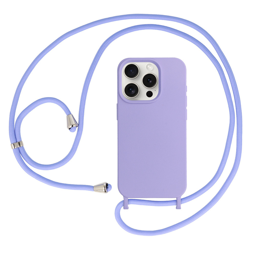 Pokrowiec etui Strap Silicone Case wzr 1 fioletowe APPLE iPhone 13 Pro