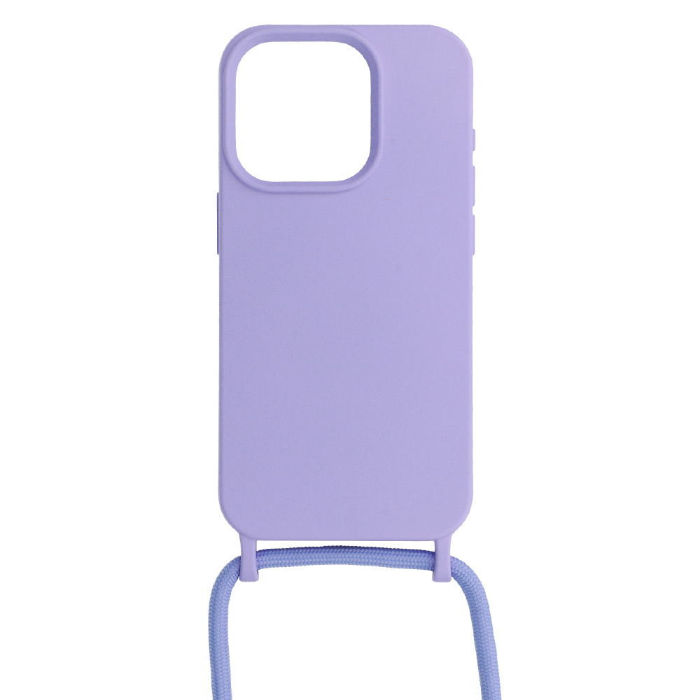 Pokrowiec etui Strap Silicone Case wzr 1 fioletowe APPLE iPhone 13 Pro Max / 2