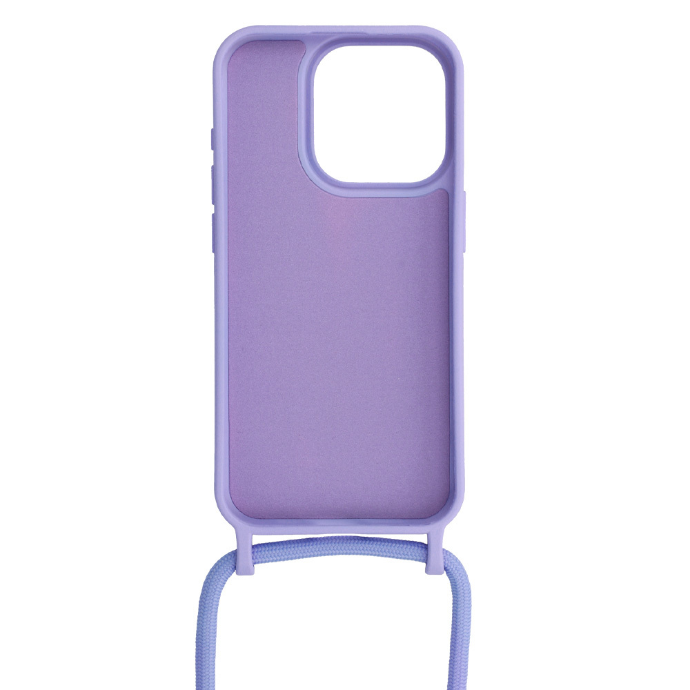 Pokrowiec etui Strap Silicone Case wzr 1 fioletowe APPLE iPhone 14 Pro / 3