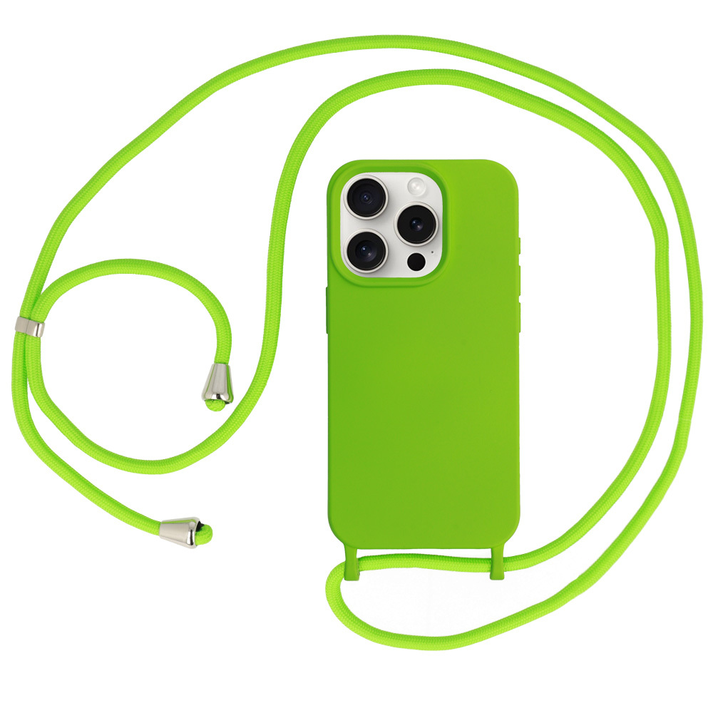 Pokrowiec etui Strap Silicone Case wzr 1 zielone APPLE iPhone 15 Pro
