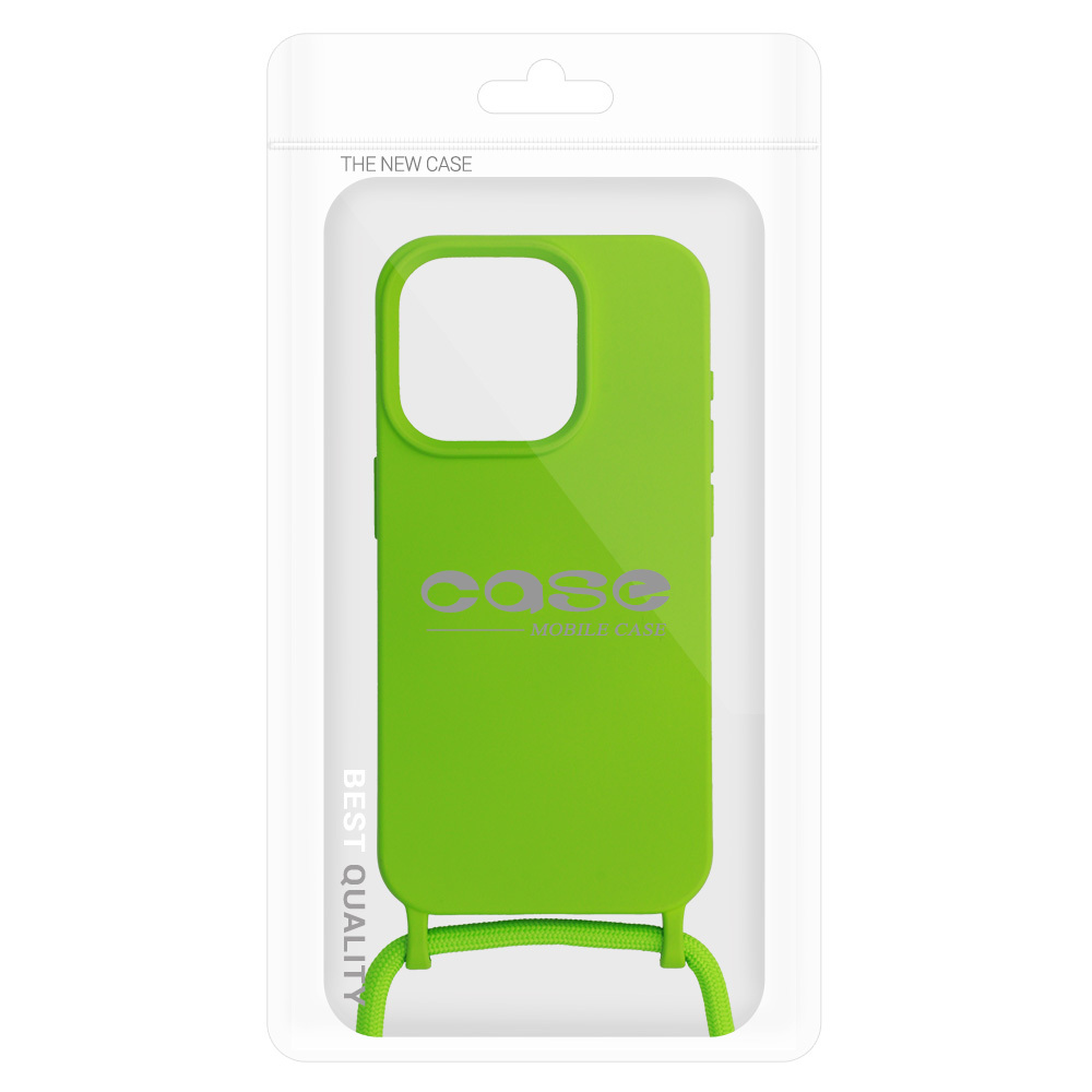 Pokrowiec etui Strap Silicone Case wzr 1 zielone APPLE iPhone 15 Pro / 7