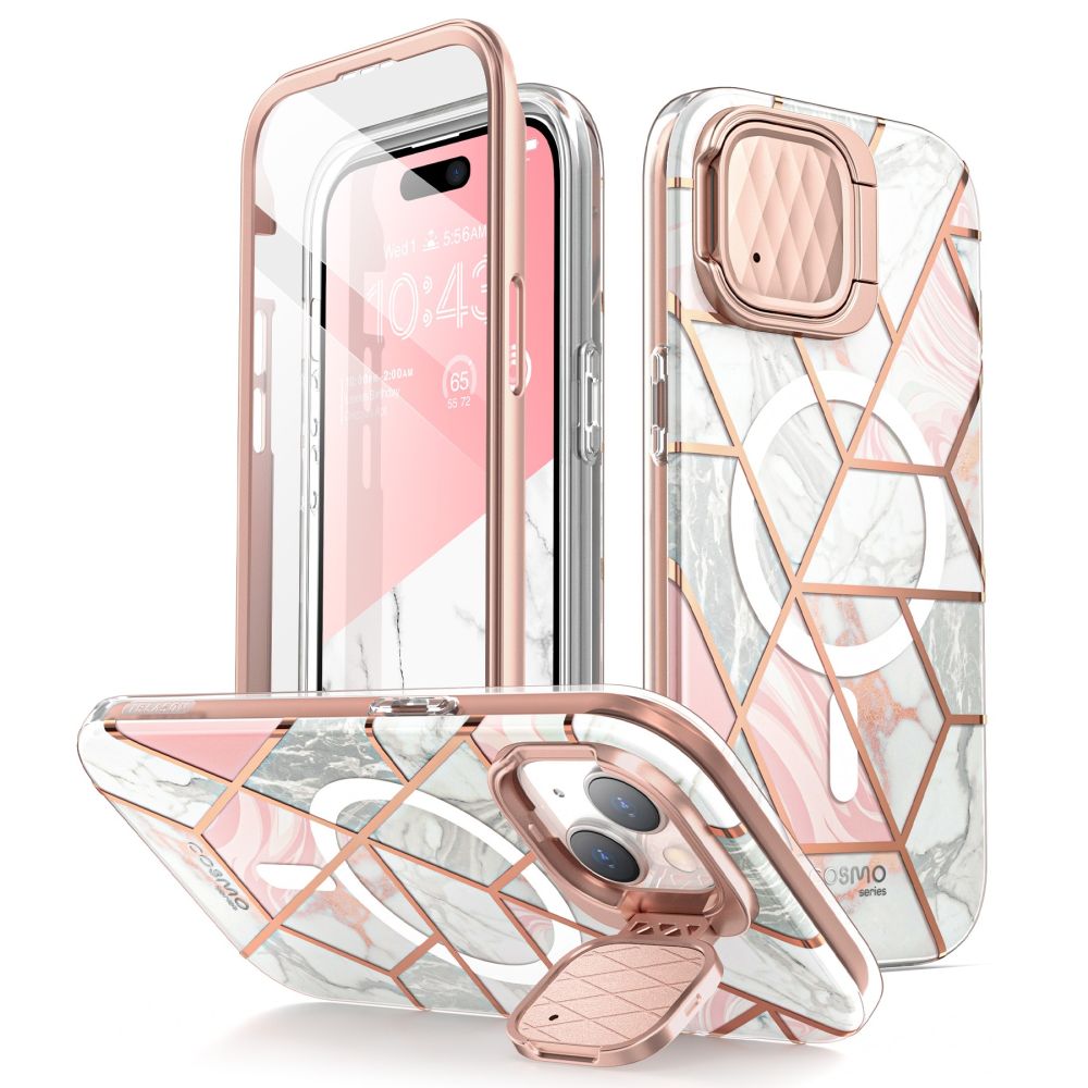Pokrowiec etui Supcase Cosmo Mag Magsafe marble APPLE iPhone 15