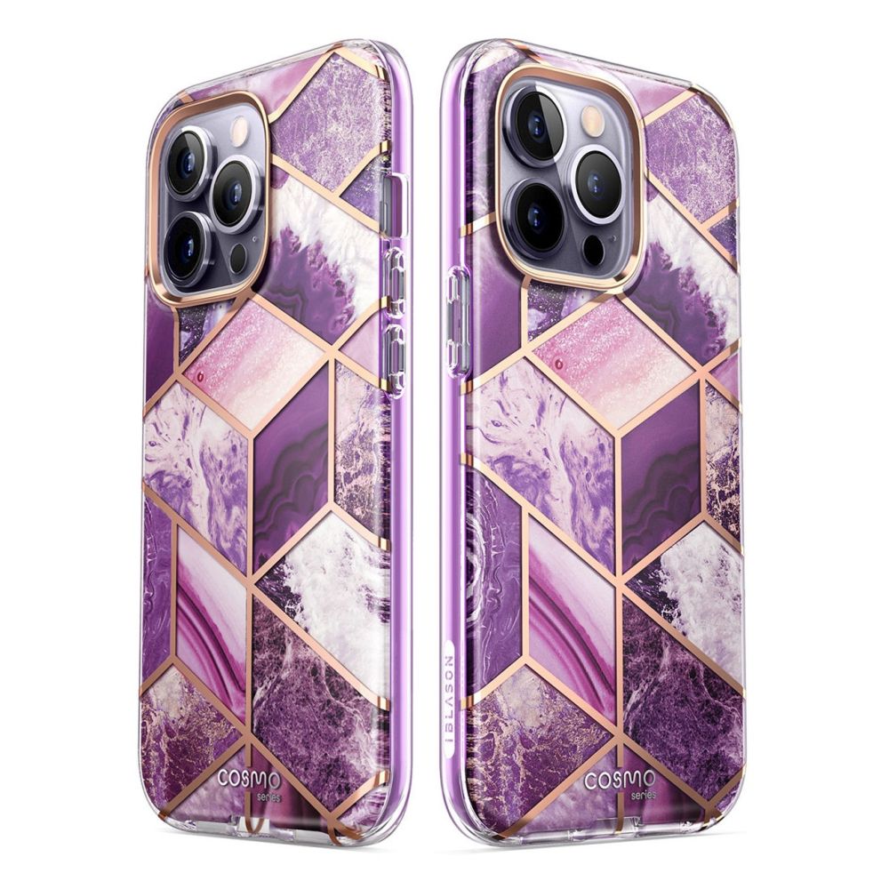 Pokrowiec etui Supcase Cosmo Marble purple APPLE iPhone 14 Pro Max / 7