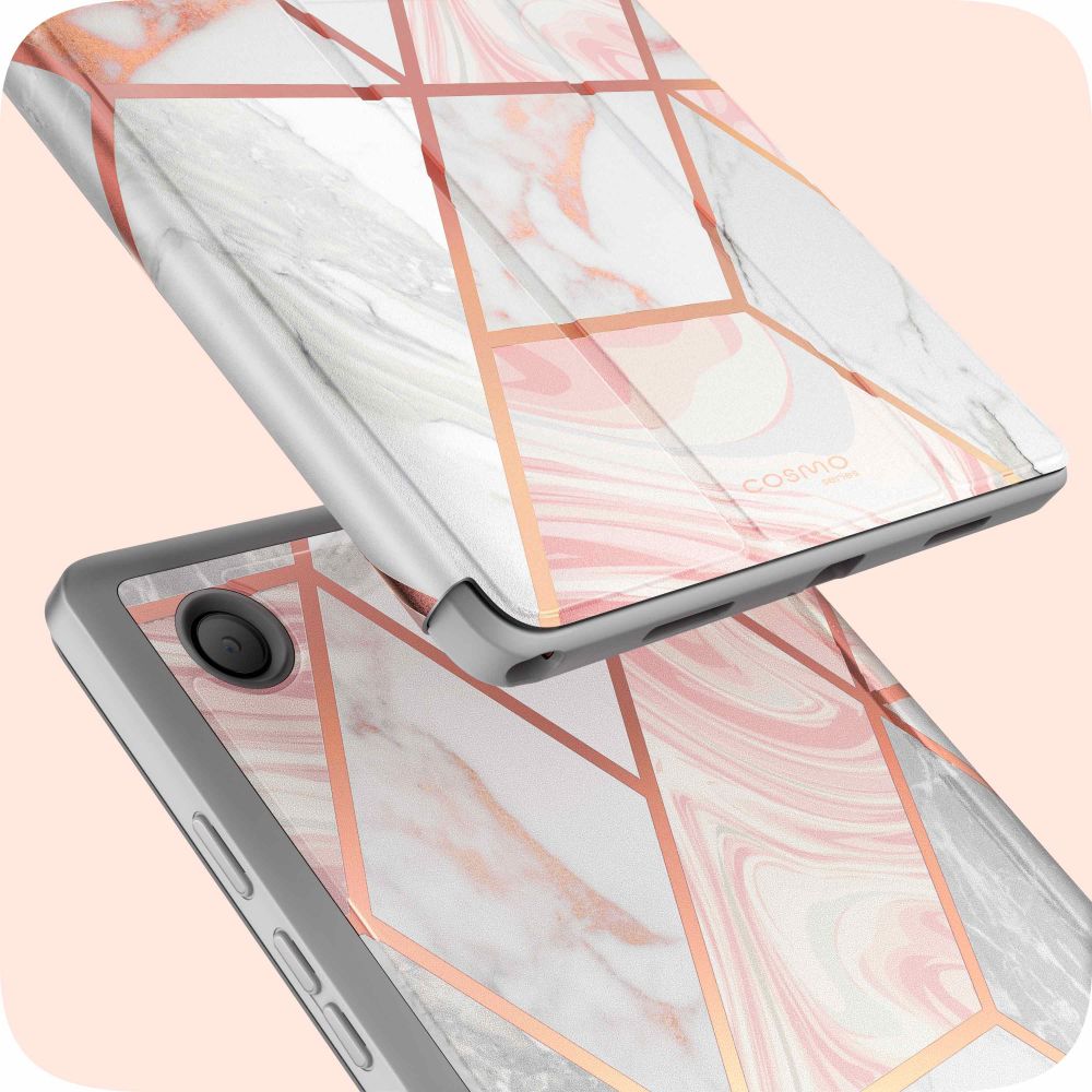 Pokrowiec etui Supcase Cosmo marble SAMSUNG Galaxy Tab A8 10.5 2021 / 7