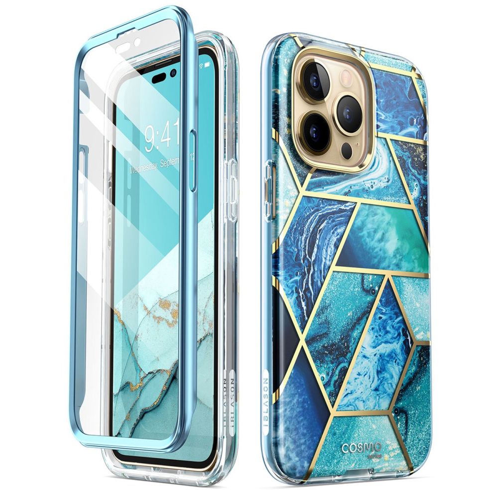 Pokrowiec etui Supcase Cosmo Ocean niebieskie APPLE iPhone 14 Pro Max