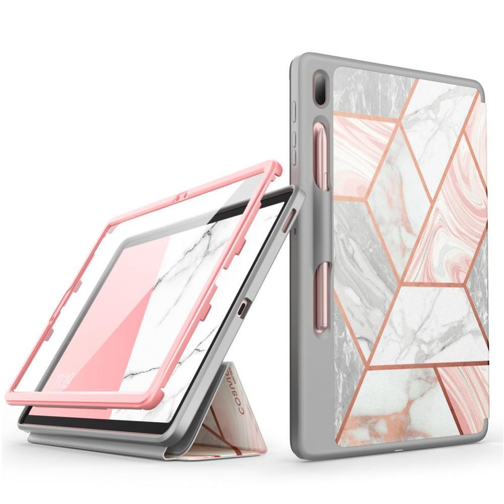 Pokrowiec etui Supcase Cosmo T730 / T736b marble SAMSUNG Galaxy Tab S7 FE 5G