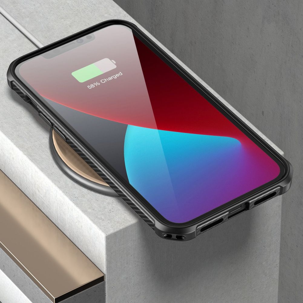 Pokrowiec etui Supcase Exo Pro Czarne APPLE iPhone 12 Pro Max / 5