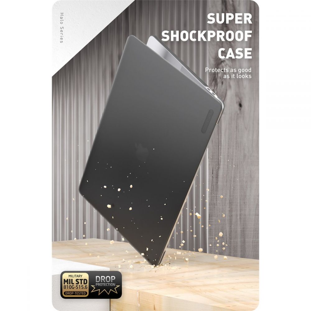 Pokrowiec etui Supcase Iblsn Hardshell Frost Czarne APPLE MacBook Pro 16 2019 / 4
