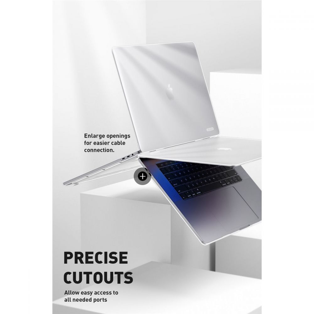 Pokrowiec etui Supcase Iblsn Hardshell Frost Przeroczyste APPLE MacBook Pro 16 2019 / 7