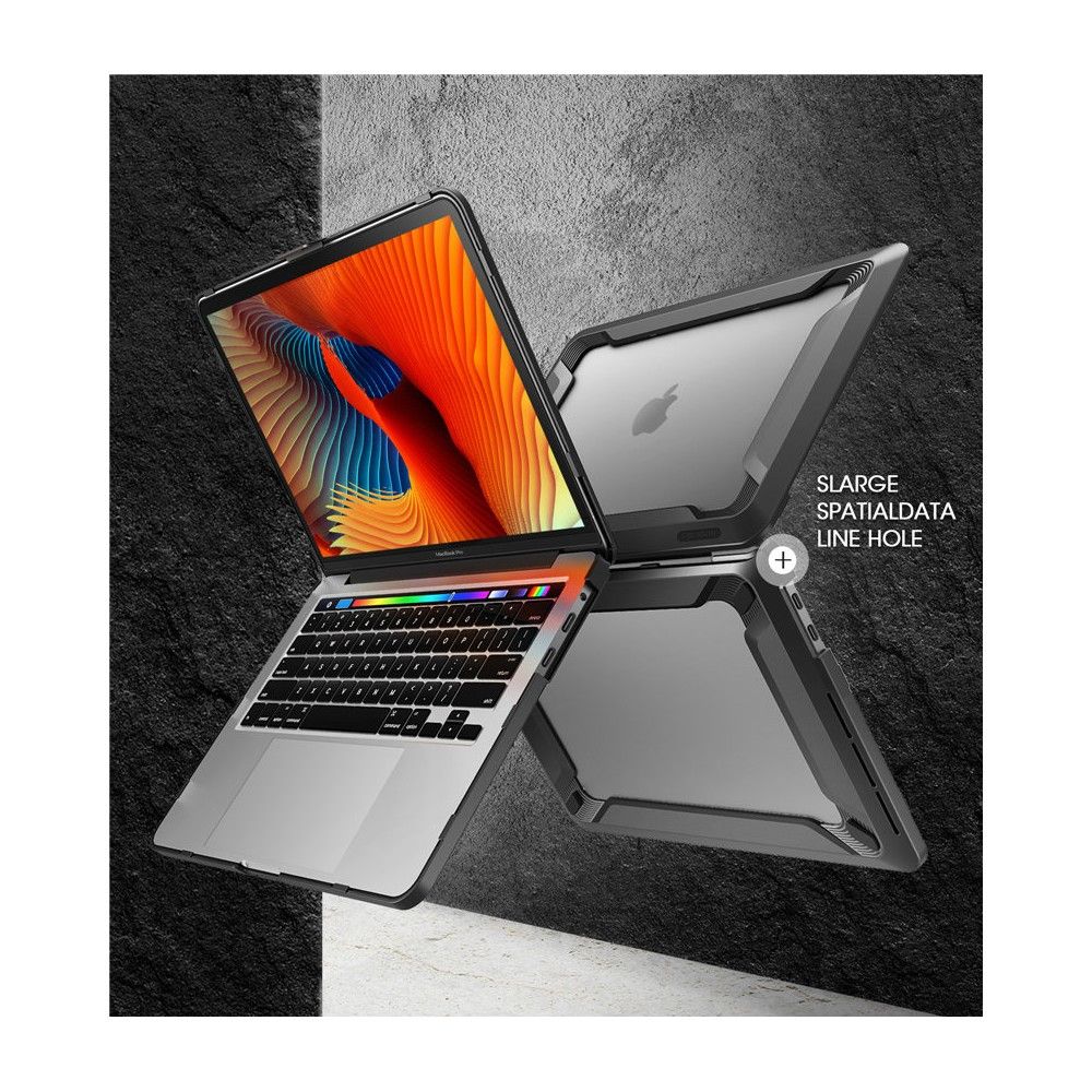 Pokrowiec etui Supcase Iblsn Rugged Czarne APPLE MacBook Pro 16 2019 / 4