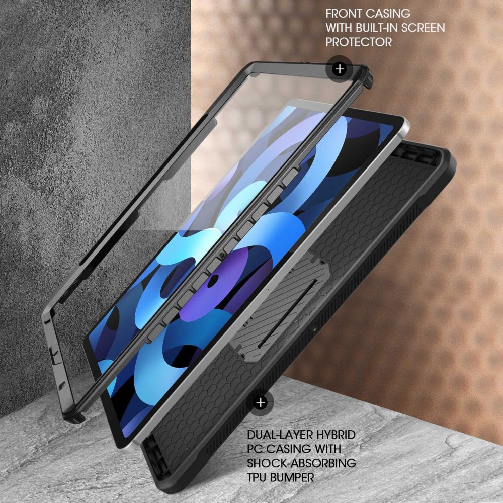 Pokrowiec etui Supcase  Unicorn Beetle Pro Czarne APPLE iPad Air 4 2020 / 4
