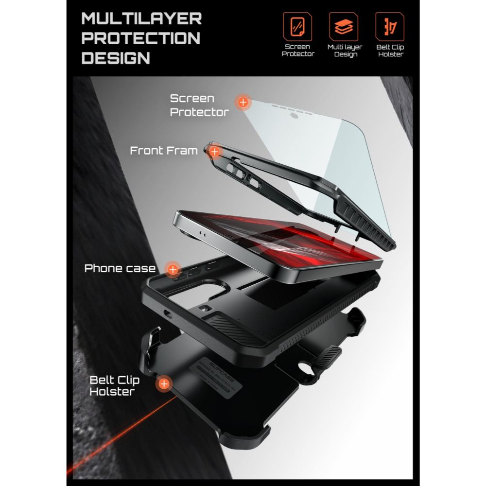 Pokrowiec etui Supcase Unicorn Beetle Pro czarne SAMSUNG Galaxy S26 FE / 7 Pokrowiec etui Supcase Unicorn Beetle Pro czarne SAMSUNG Galaxy S26 FE / 7