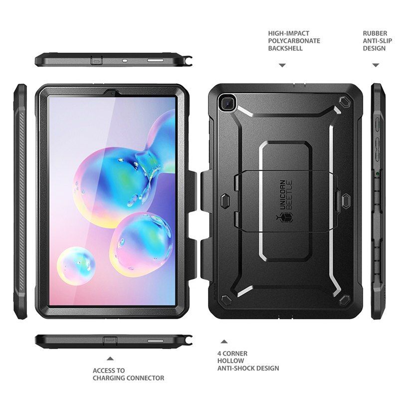 Pokrowiec etui Supcase Unicorn Beetle Pro Czarne SAMSUNG Galaxy Tab S6 Lite 10.4 / 4