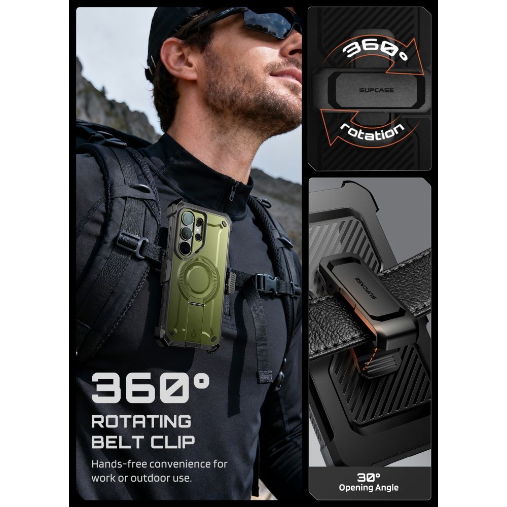 Pokrowiec etui Supcase Unicorn Beetle Pro Mag Magsafe 2-set guldan SAMSUNG Galaxy S26 Ultra / 7