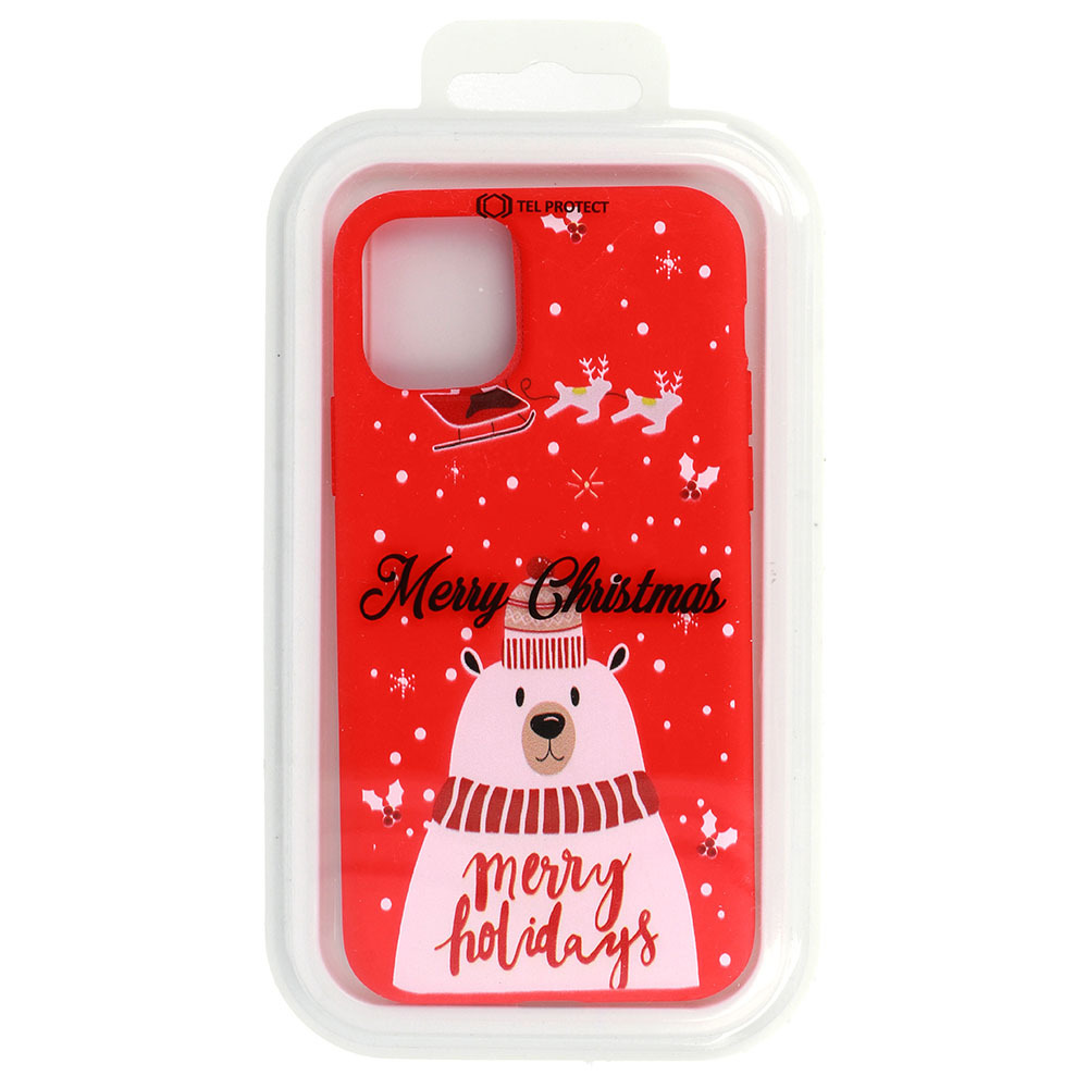 Pokrowiec etui �wi�teczne Christmas Case wz�r 5 APPLE iPhone X / 4
