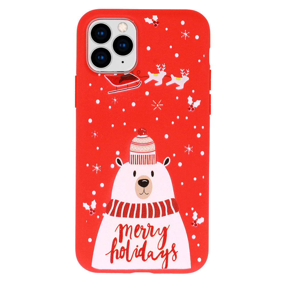 Pokrowiec etui witeczne Christmas Case wzr 5 APPLE iPhone XS