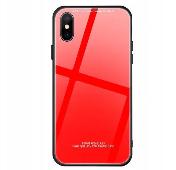 Pokrowiec back case Glass Case czerwone Xiaomi Redmi 8