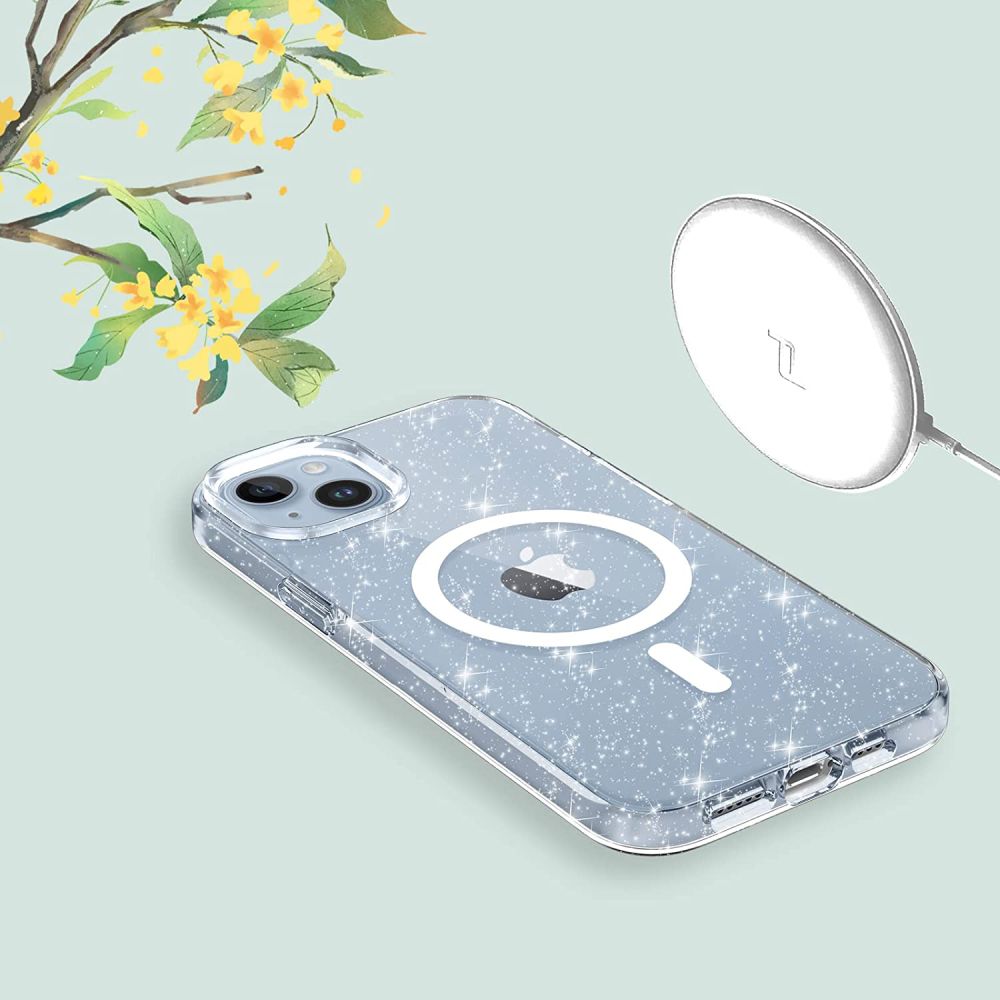 Pokrowiec etui Tech-Protect FlexAir Hybrid Magsafe / 14 glitter APPLE iPhone 13 / 4