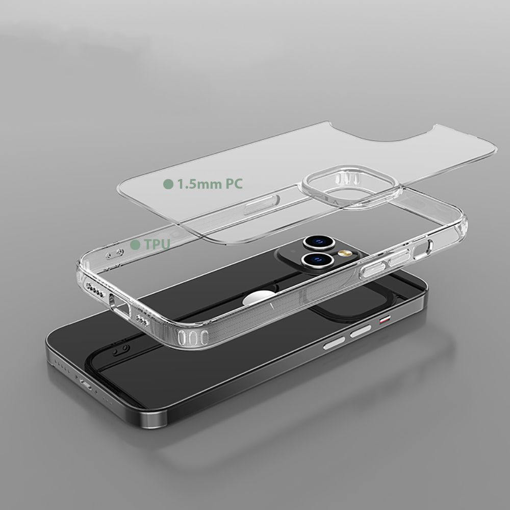 Pokrowiec etui Tech-Protect FlexAir Hybrid przeroczyste APPLE iPhone 14 / 6