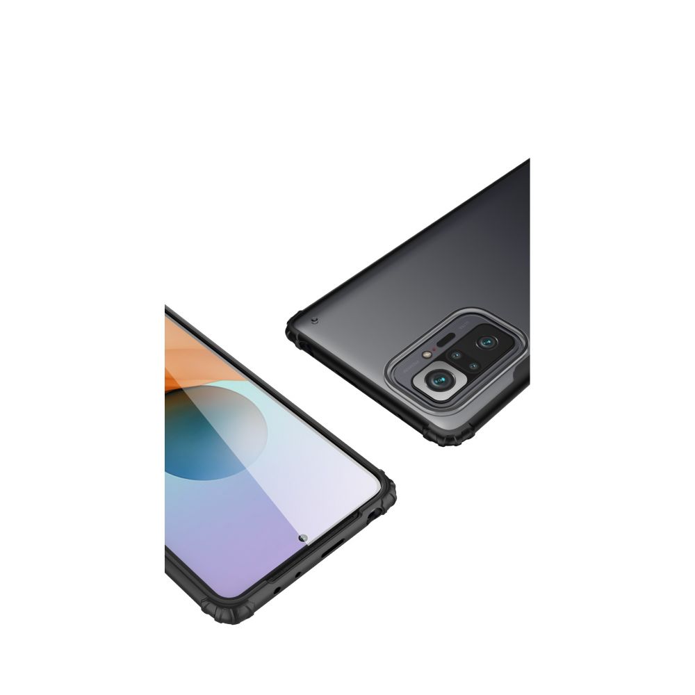 Pokrowiec etui Tech-protect Hybridshell czarne Xiaomi Redmi Note 10 Pro / 5