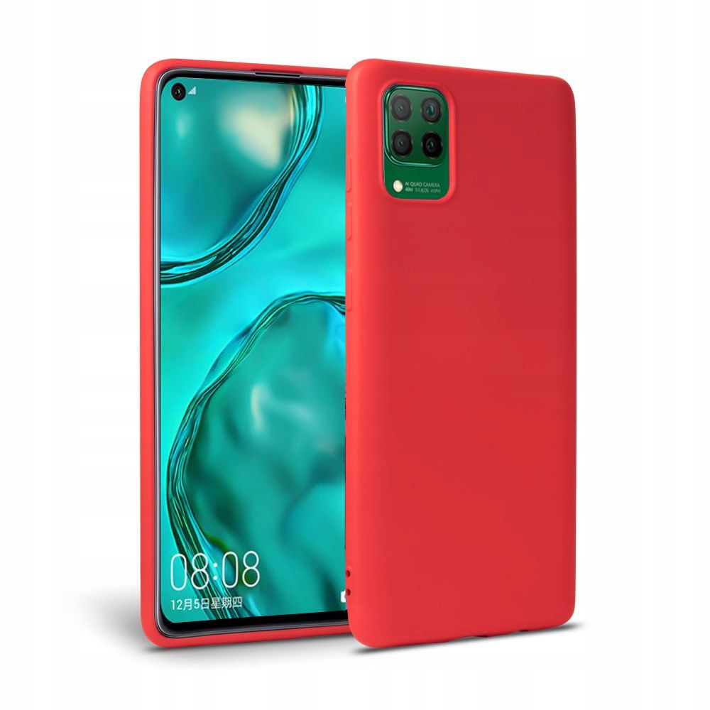 Pokrowiec etui silikonowe Tech-Protect Icon czerwone HUAWEI P40 Lite