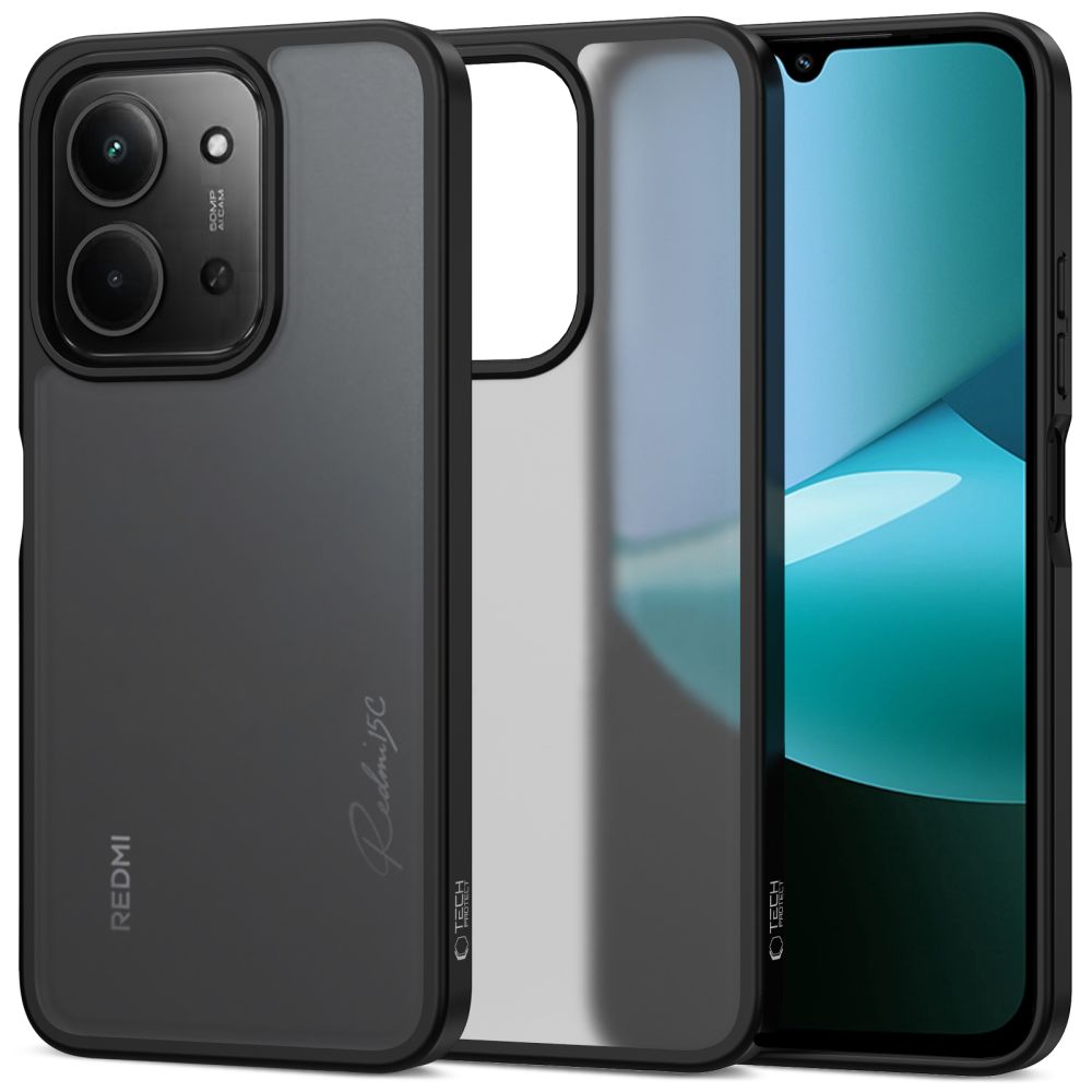 Pokrowiec etui Tech-protect Magmat czarne Xiaomi Poco C85 Pokrowiec etui Tech-protect Magmat czarne Xiaomi Poco C85