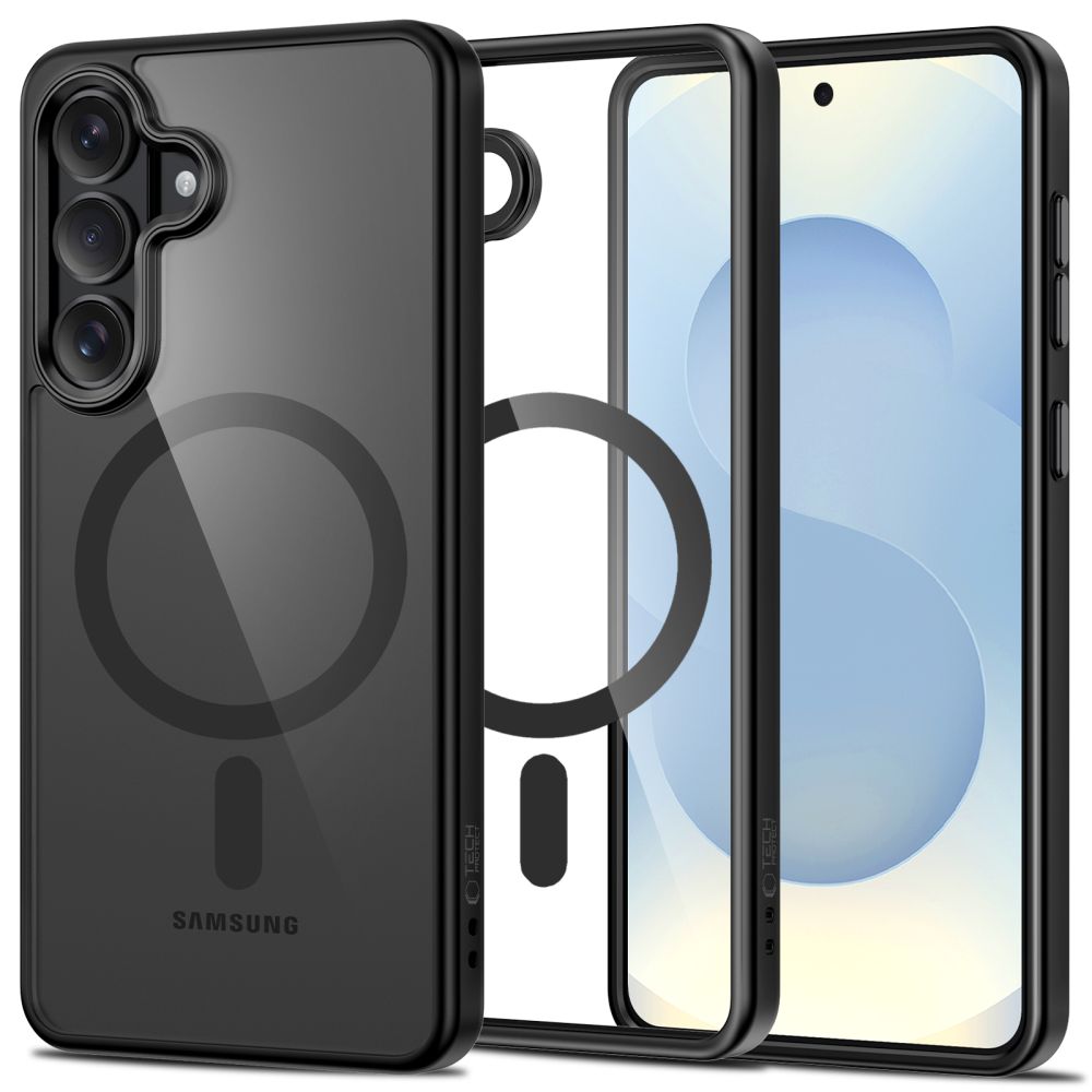 Pokrowiec etui Tech-protect Magmat Magsafe czarn SAMSUNG Galaxy S26 Plus