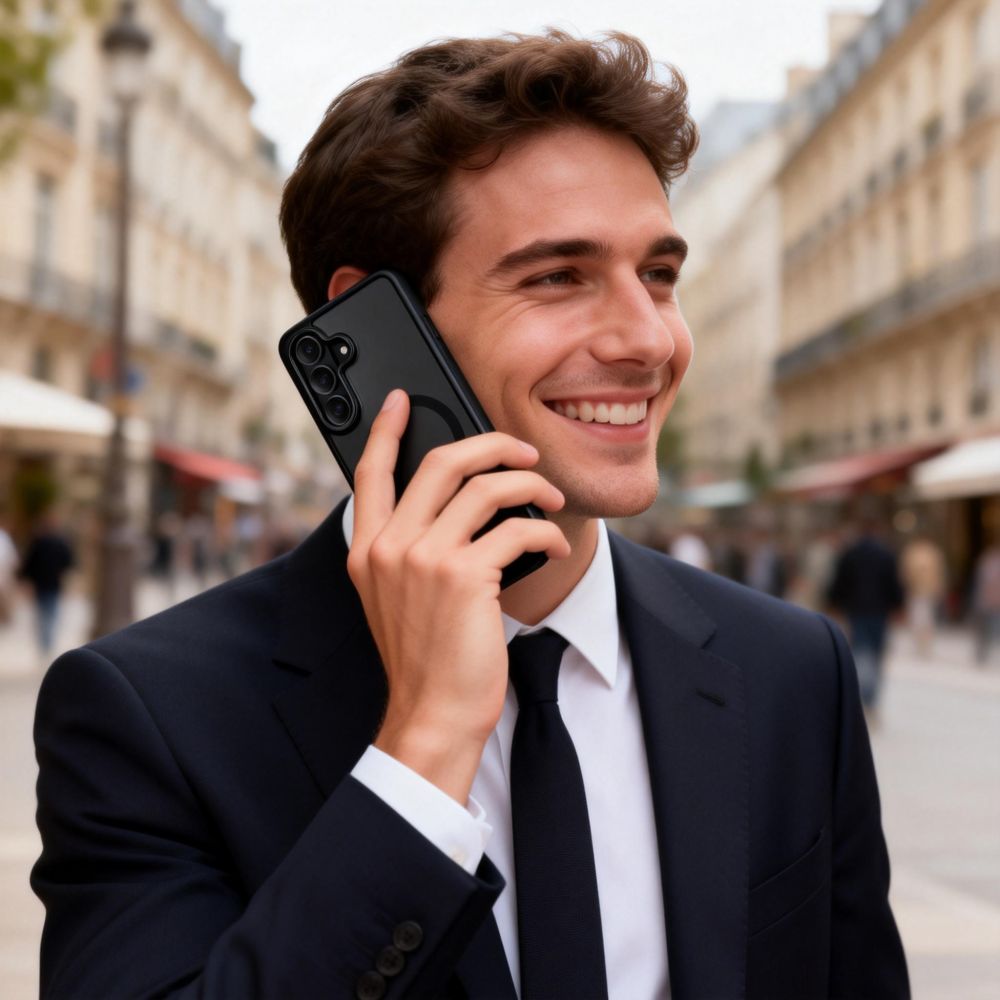 Pokrowiec etui Tech-protect Magmat Magsafe czarn SAMSUNG Galaxy S26 Plus / 6