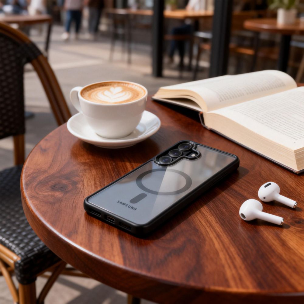 Pokrowiec etui Tech-protect Magmat Magsafe czarn SAMSUNG Galaxy S26 Plus / 8