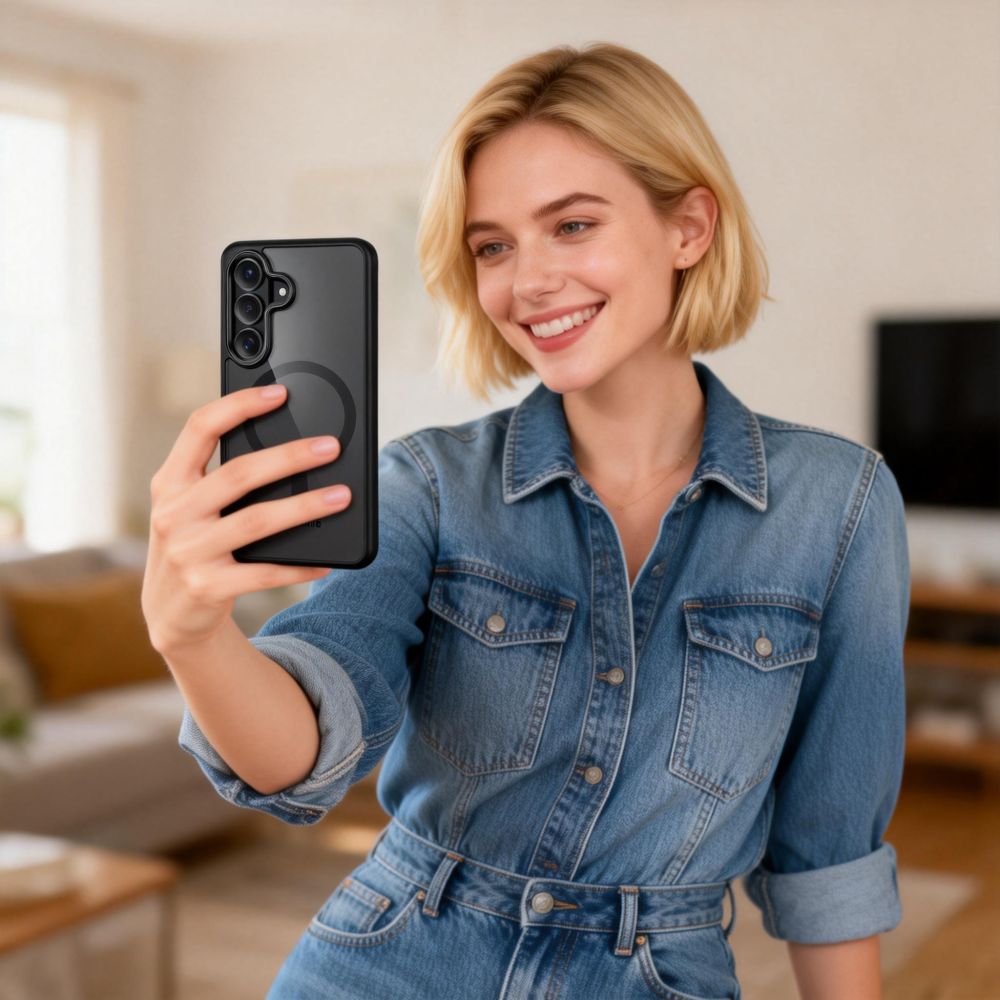 Pokrowiec etui Tech-protect Magmat Magsafe czarn SAMSUNG Galaxy S26 Plus / 9