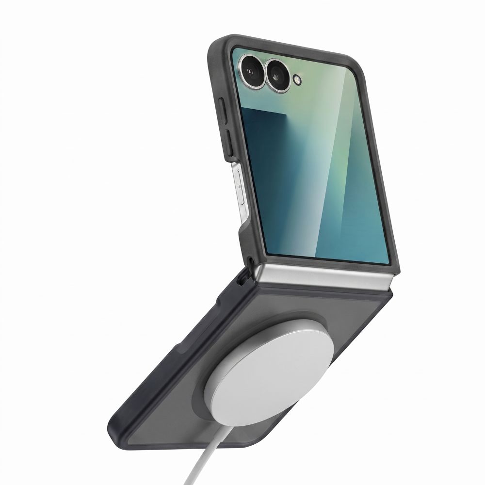 Pokrowiec etui Tech-protect Magmat Magsafe czarne SAMSUNG Galaxy Z Flip 8 / 9 Pokrowiec etui Tech-protect Magmat Magsafe czarne SAMSUNG Galaxy Z Flip 8 / 9