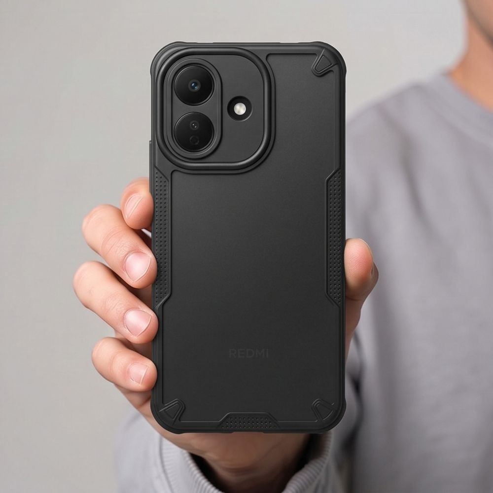 Pokrowiec etui Tech-protect Rugged Shield czarne Xiaomi Redmi Note 17 Pro / 6 Pokrowiec etui Tech-protect Rugged Shield czarne Xiaomi Redmi Note 17 Pro / 6
