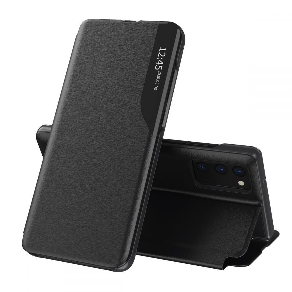 Pokrowiec etui z podgldem Tech-protect Smart View czarne OnePlus Nord 2 5G