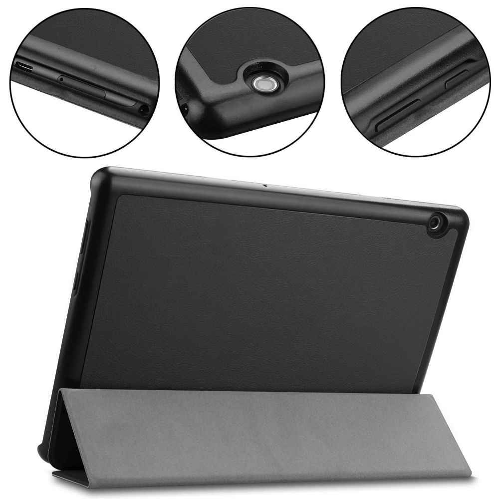 Pokrowiec etui Tech-Protect Smartcase czarne HUAWEI MediaPad T5 10.1 / 5