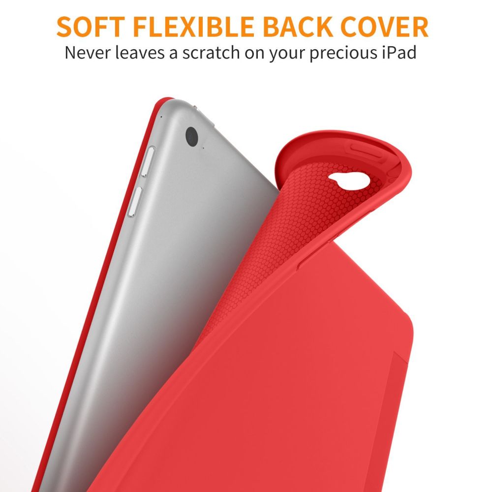 Pokrowiec etui Tech-protect Smartcase czerwone APPLE iPad Air 2 / 4