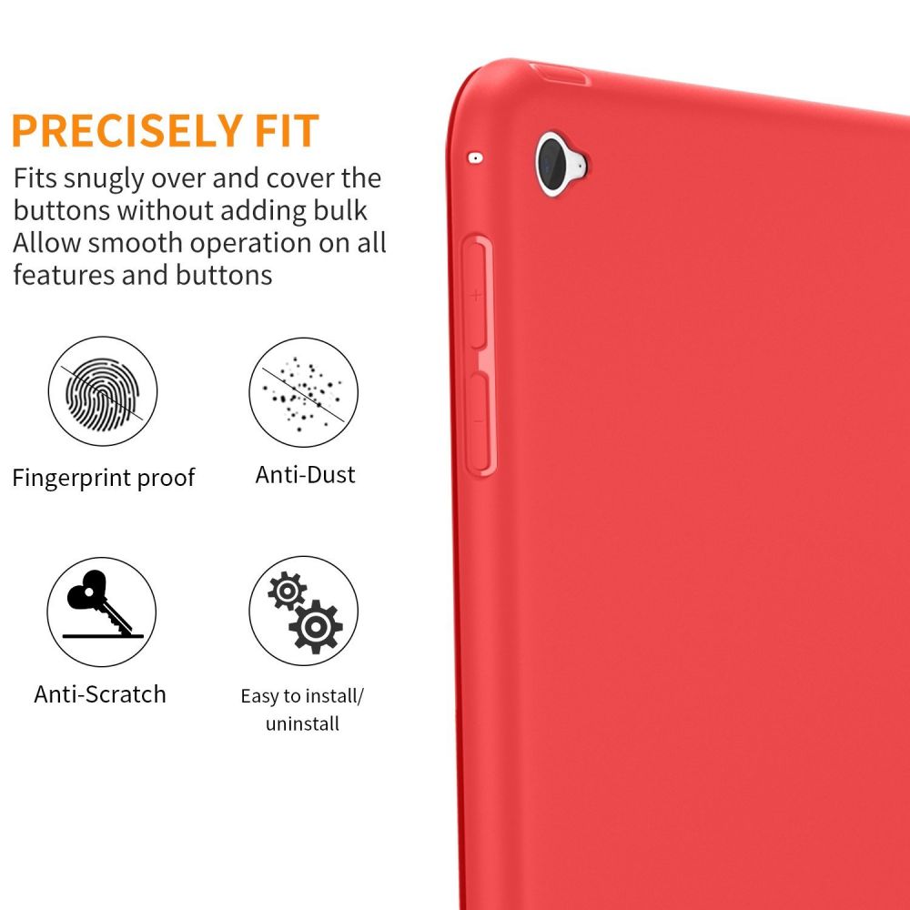 Pokrowiec etui Tech-protect Smartcase czerwone APPLE iPad Air 2 / 8