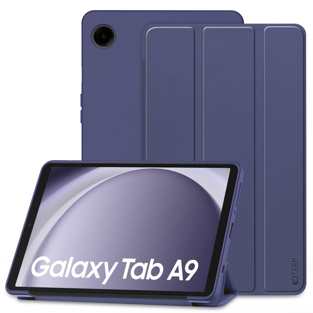 Pokrowiec etui Tech-protect Smartcase granatowe SAMSUNG Galaxy Tab A9 8.7