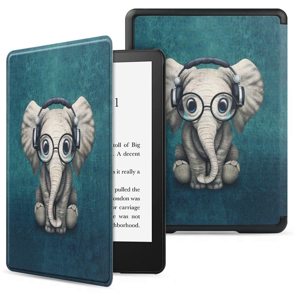 Pokrowiec etui Tech-protect Smartcase Happy elephant AMAZON Kindle 11 2022