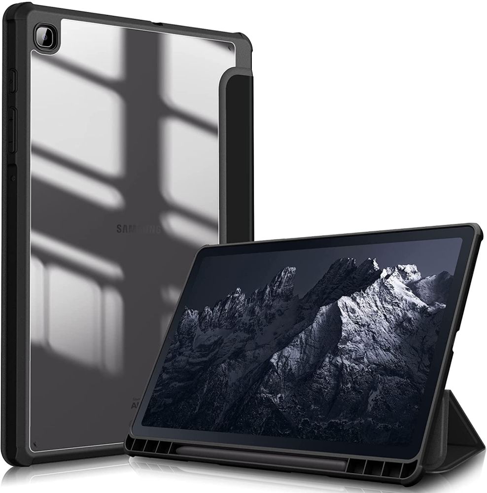 Pokrowiec etui Tech-protect Smartcase Hybrid czarne SAMSUNG Galaxy Tab S6 Lite 10.4