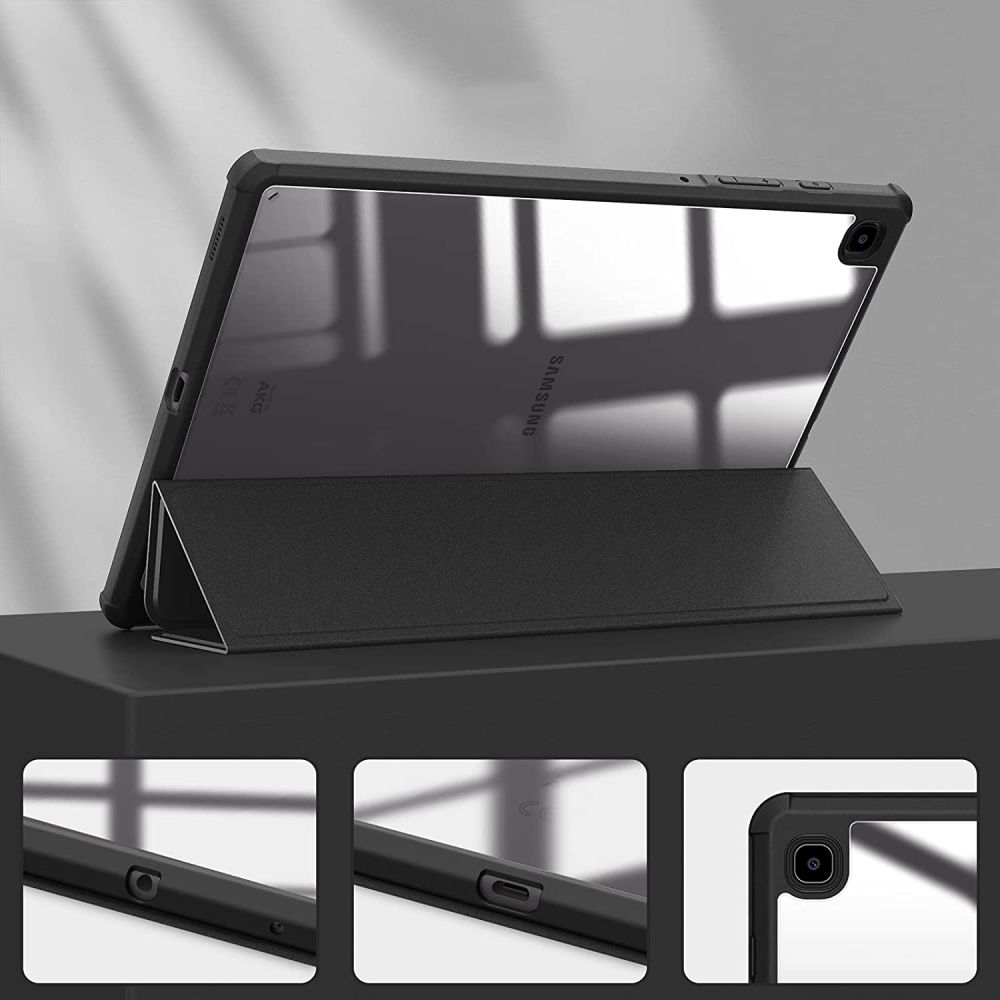 Pokrowiec etui Tech-protect Smartcase Hybrid czarne SAMSUNG Galaxy Tab S6 Lite 10.4 / 7