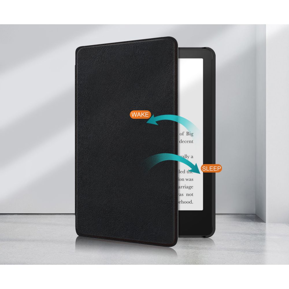 Pokrowiec etui Tech-protect Smartcase Kindle 5 2021 czarne AMAZON Paperwhitwe 5 2021 / 2