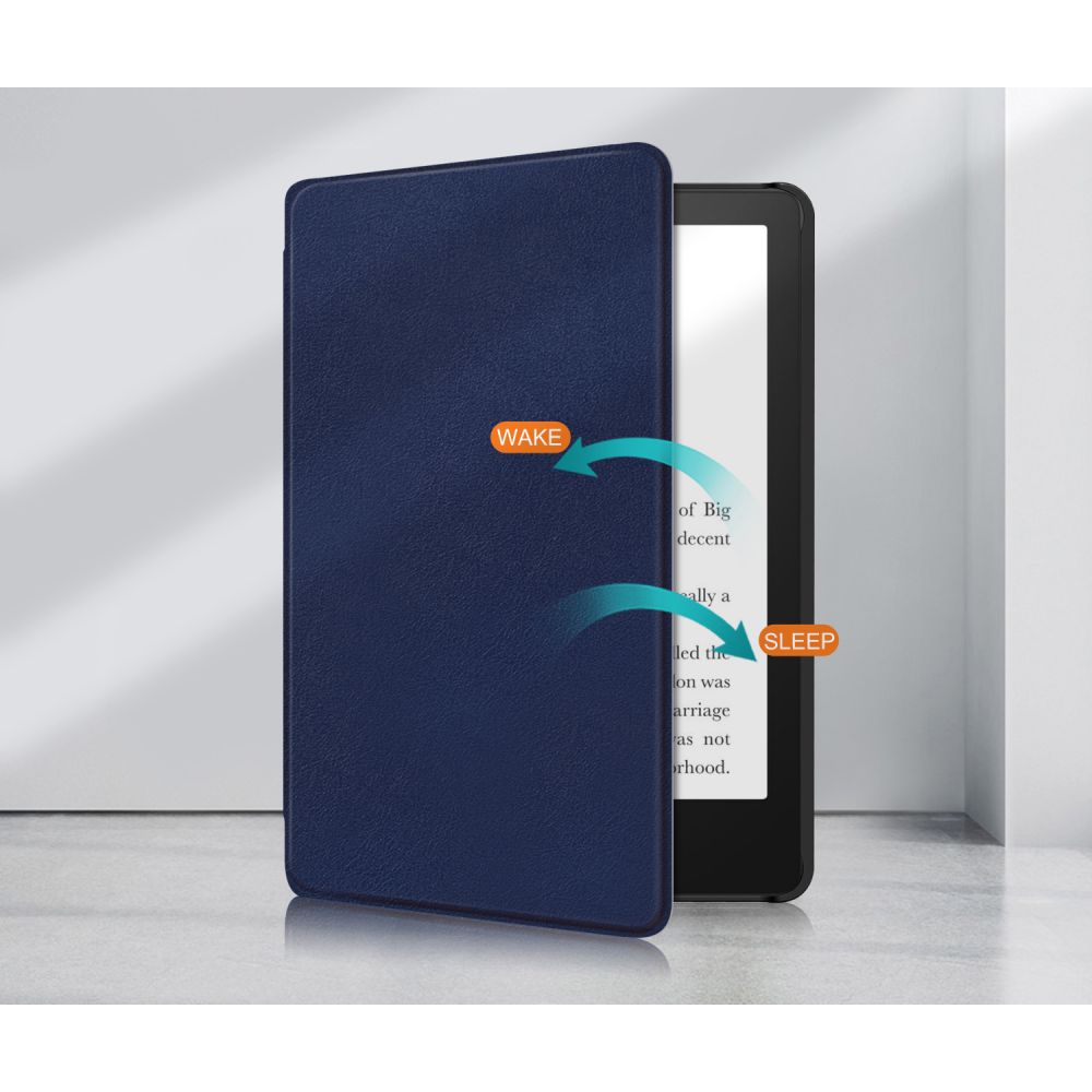 Pokrowiec etui Tech-protect Smartcase Kindle niebieskie jeans AMAZON Paperwhitwe 5 2021 / 3