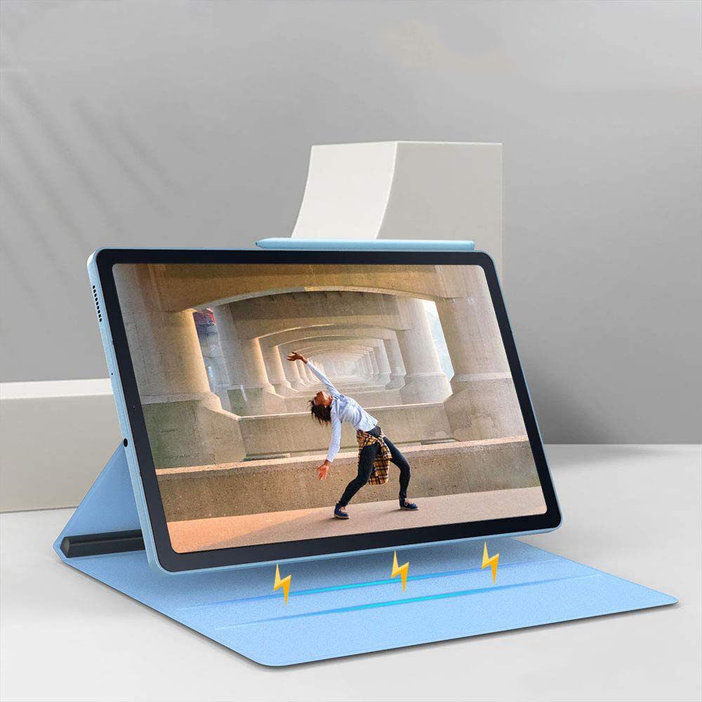 Pokrowiec etui Tech-protect Smartcase Magnetic niebieskie SAMSUNG Galaxy Tab S6 Lite 10.4 / 7
