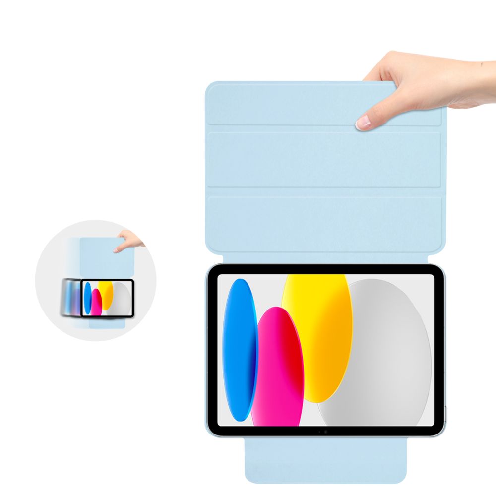 Pokrowiec etui Tech-protect Smartcase Magnetic Sky niebieskie APPLE iPad 10.9 2022 / 8