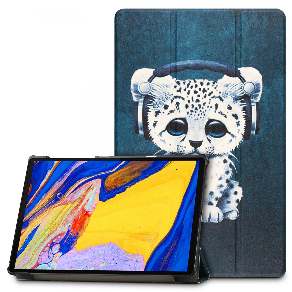 Pokrowiec etui Tech-protect Smartcase Sad cat Lenovo Tab M10 Plus 10.3